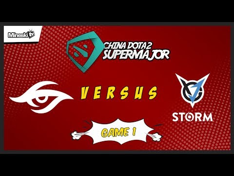 Team Secret vs VGJ.Storm | Bo3 | China Dota 2 Supermajor | Group Stage | Game 1