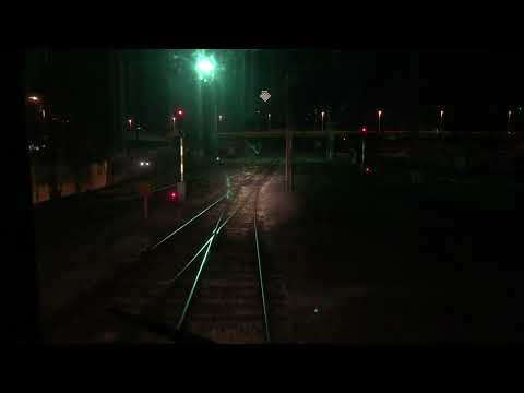 What is driving at night between train stations like?🚂  @TrainDriverM   #railfanning #trains