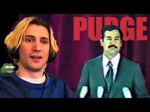 xQc Reacts to the Saddam Hussein’s Public Purge & His Eventual Capture