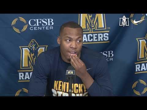 Racers Men's Basketball | KJ Williams Postgame Press Conference | 2-17-2022