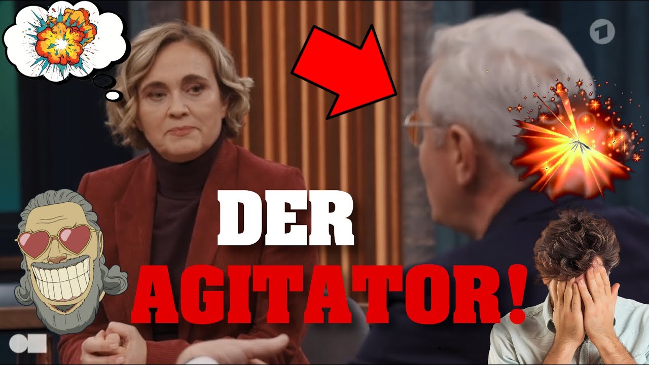 DEMOKRATIEKRITISCHER Dauergast sorgt erneut für Unruhe im STUDIO! 💥⚡️ | Caren Miosga #PolitSatire