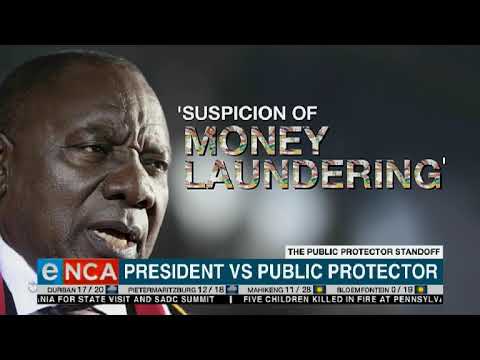 The public protector is taking aim at the president