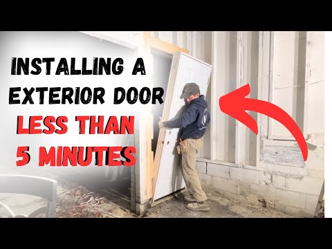 The Perfect Way to Installing An Exterior Door In Less Than 5 Minutes