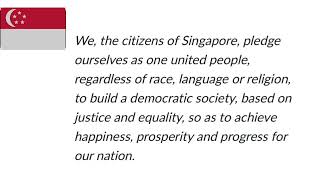 The Singapore Pledge
