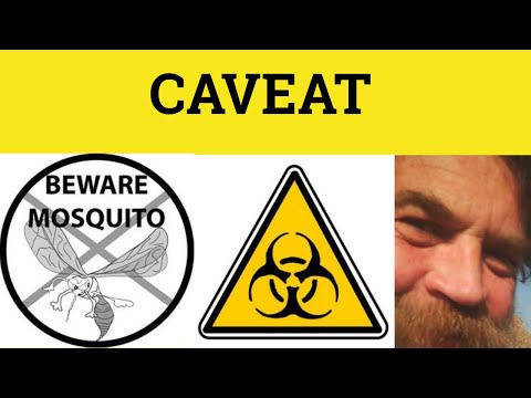 🔵 Caveat - Caveat Meaning - Caveat Examples - Latin in English - ESL British English Pronunciation