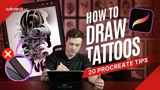 20 MUST-KNOW Procreate Tips for Tattoo Artists | Design Tattoos FASTER