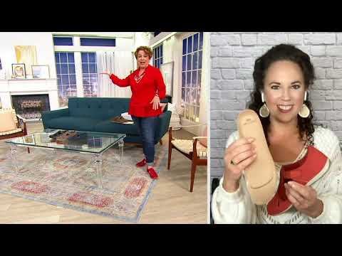 Earth Origins Leather Adjustable Slip-Ons - Penny on QVC