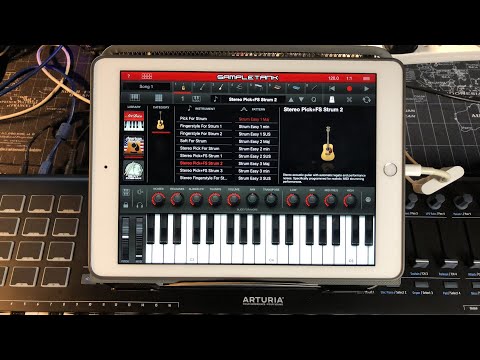 SAMPLETANK - Let’s Play With Some Of The Instruments - Live iPad Demo