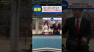 すれ違ったら絶対に目が行く女性にインタビューしてみると…#shorts #ニュース#放送事故