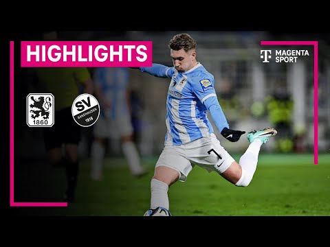 TSV 1860 München - SV Sandhausen | Highlights 3. Liga | MAGENTA SPORT