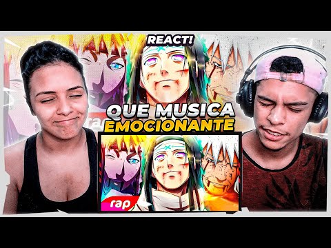 Rap do Minato, Neji e Jiraiya (Naruto) - ME DESCULPE POR PARTIR... | NERD HITS | [React Rap Nerd]🔥