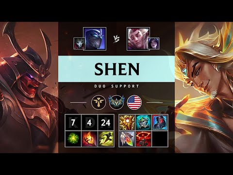 Shen Support vs Rakan - NA Challenger Patch 25.14