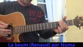 La boum (Renaud) reprise à la guitare