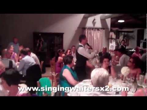 Singing Waiter Solo in Italy