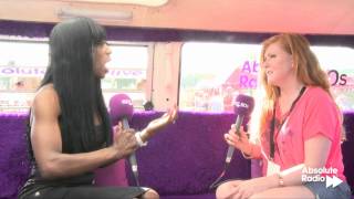 Heather Small (M-People) interview with Carol Decker (T'Pau) at Rewind Festival 2012