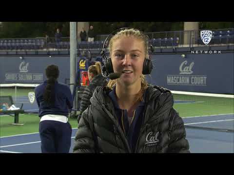 Cal Women's Tennis: Rosenqvist talks upset match win, improving 'strategical and tactical mindset'