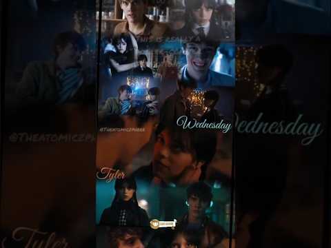 ❤️‍🔥Wednesday x Tyler | From Lovers to Enemies 🖤  | #theatomiczphere #edit #shorts #trend