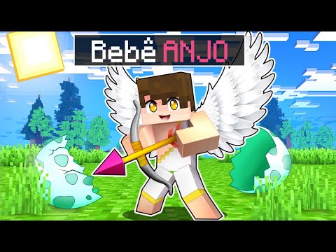 NASCI como um BEBÊ ANJO no MINECRAFT