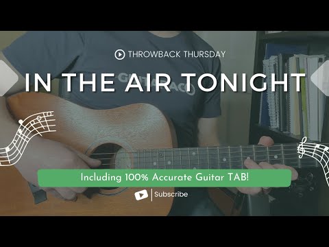 In The Air Tonight EASY Guitar Lesson (EXACT Intro!)