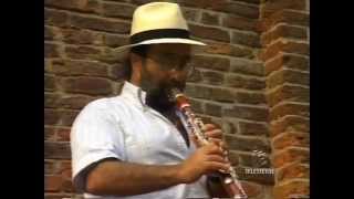 Lucio Dalla ed il suo clarinetto al Ferrara Buskers Festival 1989 con Jimmy Villotti