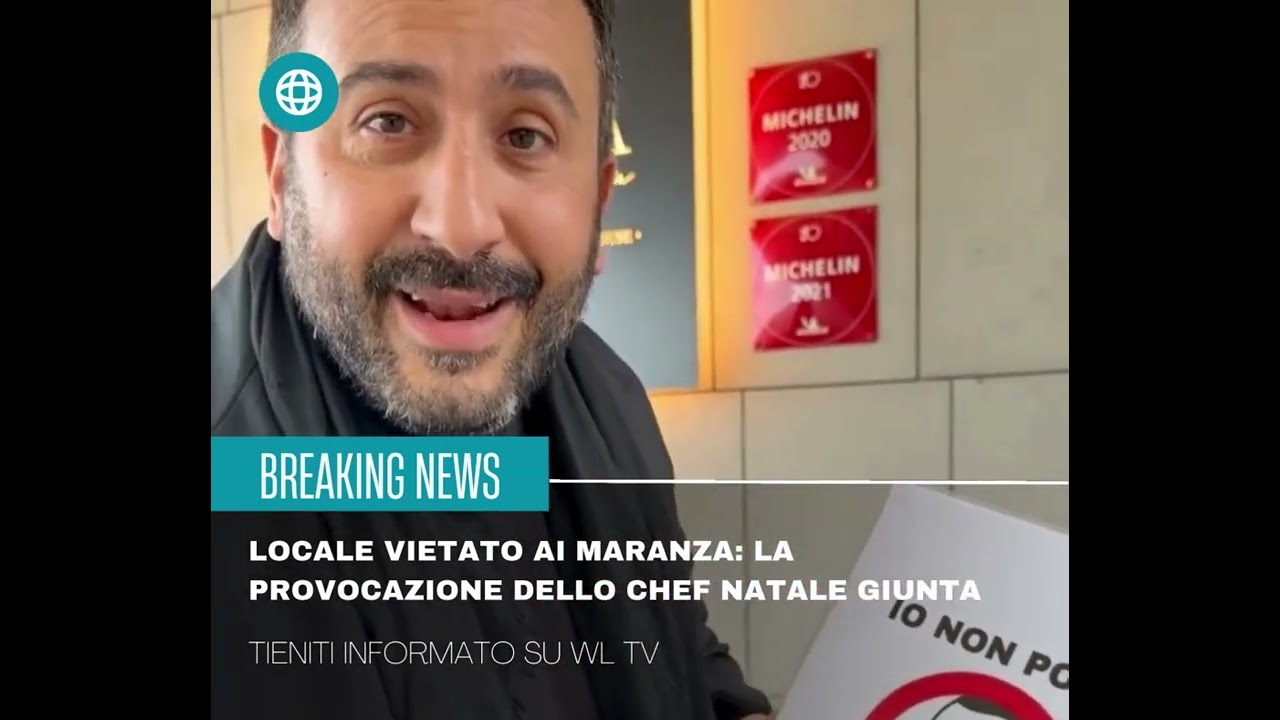 Locale vietato ai maranza: la provocazione dello chef Natale Giunta