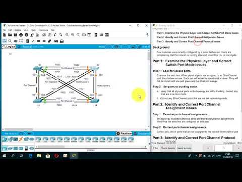 4.2.2.3 Packet Tracer - Troubleshooting EtherChannel