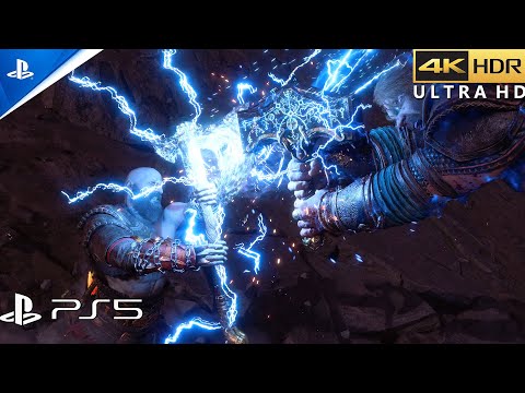 God of War Ragnarok (PS5) 4K 60FPS HDR Gameplay | Kratos vs Thor (final fight)