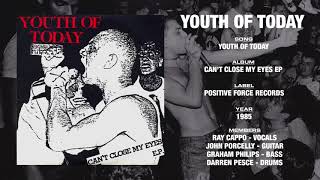 YOUTH OF TODAY - Can&#39;t Close My Eyes EP - Positive Force Records (1985)
