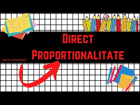 Direct Proportionalitate