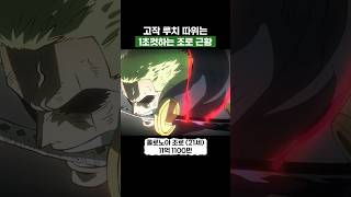 원피스) 고작 루치 따위는 1초컷하는 조로 근황