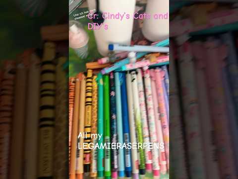 All my LEGAMI-ERASER-PENS #legami