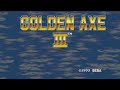 Golden Axe 3 Gameplay Sega Genesis Chronos Evil Lait