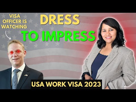 What should I wear to a USA work visa interview? (H1B, L1A, L1B and B1 guide)