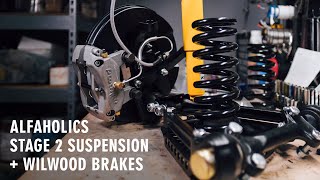 Installing Alfaholics Stage 2 Front Suspension and Centerline Wilwood Brakes