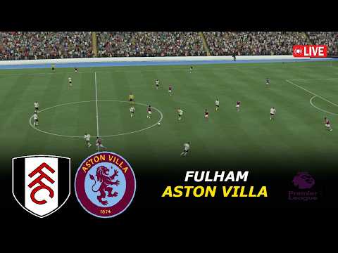 🔴Aston Villa vs Fulham Live | Premier League 2025/26 | eFootball PES 21 Simulation