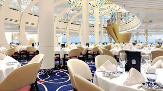 The Dining Room on the Rotterdam cruise ship
