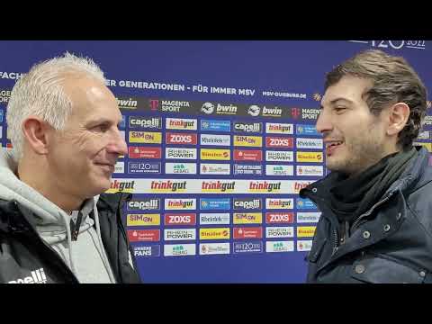 3. Liga | 19. Spieltag | MSV Duisburg - SV Waldhof | Interviews