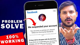 How to Recover Suspended Facebook Account | We Suspended Your Facebook Account 2023