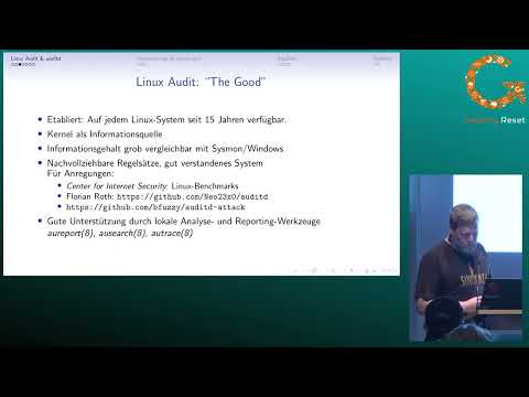 Hilko Bengen: Linux Security Monitoring mit Audit Events: Schmerzen reduzieren