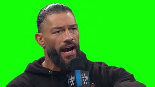 Roman Reigns “this is the greatest number two of all time” green screen