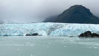 Viking Cruise Ship Jupiter Glacier Ice Celebration In Patagonia