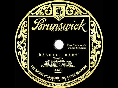 1929 Abe Lyman - Bashful Baby (Phil Neely, vocal)