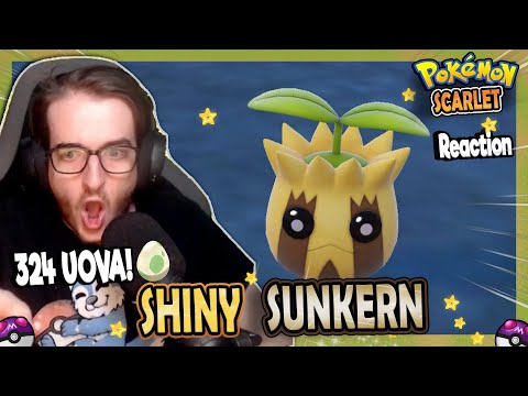 UNO SHINY CON UN NUMERO DI UOVA DECENTE! - SUNKERN SHINY REACTION - Pokémon Shiny Living Dex [399]