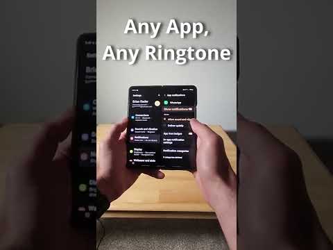 Any App, Any Ringtone! Samsung Galaxy Z Fold 4, S22 Ultra and more #shorts