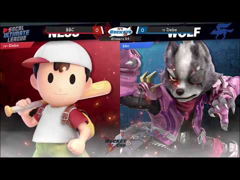 RocketCon 2019 - :v~ Debo (Ness) vs BBC (Wolf) Winners Quarters - Smash Ultimate