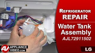 LG Refrigerator: No Water Going Through Dispenser - Water Tank Repair and Diagnostic