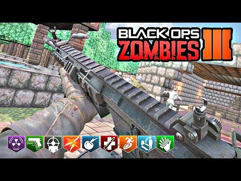 BLACK OPS 3 CUSTOM ZOMBIES MOD TOOLS! | MINECRAFT VILLAGE WITH GHOSTS WEAPONS!