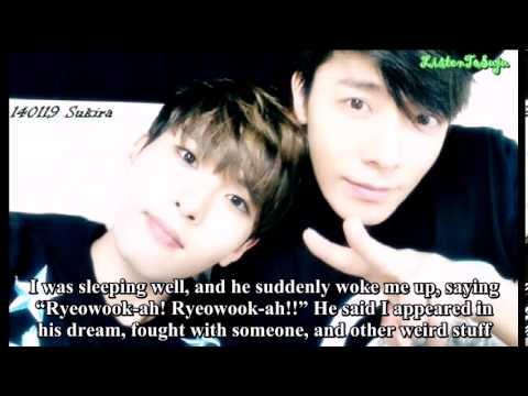 [AUDIO-ENG][140119 KTR] Ryeowook Talks about Donghae who often have dreams