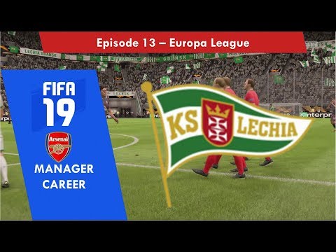 Arsenal FC (Career Mode) - Episode 13 - vs KS Lechia in UEFA Europa League (FIFA 19)