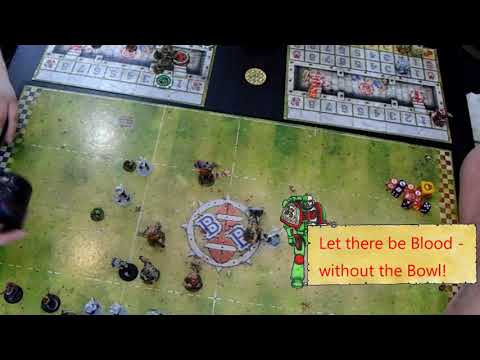 Bloodbowl 2020 - Wolpertinger Spieleladen Liga 2023/24: Oger gegen Dunkelelfen (Spieltag 2)